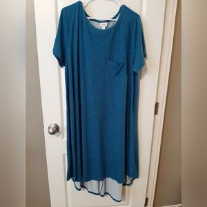 LuLaRoe blue Carly 2X (22-24)